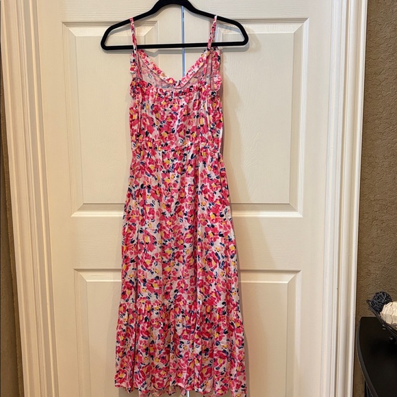 Excellent condition - TIME and TRU Floral Pink Sleeveless Sundress - - Picture 2 of 4